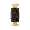 Product Image of Arrow Hart Industrial Duplex Receptacle, #14-10 Awg 20A, 250V, Brown, 6-20R, Duplex, AH5462B