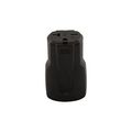 Product Image of Arrow Hart Quick Grip Straight Blade Connector, #16-12 Awg 20A, 250V, Black, 6-20R 2-Pole 3-Wire, AH5469BK