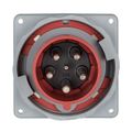 Product Image of Arrow Hart Pin & Sleeve Inlet, 60/63A 200-415V, 4-Pole, #8-#2 Awg #10-#2 Awg (Ground), #12-#16, AH560B6WDR