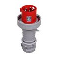 Product Image of Arrow Hart Pin & Sleeve Plug, #8-#2 Awg #10-#2 Awg Ground, #12-#16 60A, Y 277/480V, Red, AH560P7W