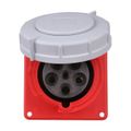 Product Image of Arrow Hart Pin & Sleeve Receptacle, 60/63A 200-415V, 4-Pole, #8-#2 Awg #10-#2 Awg (Ground), AH560R6WDR