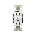 Product Image of Arrow Hart Standard Duplex Receptacle, #14-10 Awg 15A, 125V, Duplex, Auto-Grounding, AH8200W