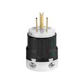 Product Image of Arrow Hart Auto Grip Straight Blade Plug, #18-12 Awg 15A 125V, Back, 5-15P, 2-Pole 3-Wire, AH8215HG