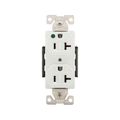 Product Image of Arrow Hart Duplex Receptacle, #14-10 Awg 20A, Healthcare 125V Face Base, 5-20R, 2-Pole 3-Wire, AH8300W