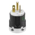 Product Image of Arrow Hart Ultra Grip Straight Blade Plug, #18 To 12 Awg 15A 125V, 5-20P, 2-Pole 3-Wire, AH8315HG
