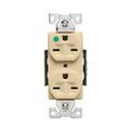 Product Image of Arrow Hart Duplex Receptacle, #14 To 10 Awg 15A, Healthcare, 250V, Ivory, 6-15R, 2-Pole 3-Wire, AH8600V