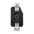 Product Image of Arrow Hart Color Coded Locking Receptacle, #14-8 Awg 20A, 125/250V, L10-20, 3-Pole, 3-Wire, AHCL1020R