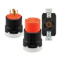 Product Image of Arrow Hart Color Coded Locking Plug, #14-8 Awg 20A, 125/250V, 3-Pole 4-Wire, AHCL1420P