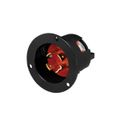 Product Image of Arrow Hart Color Coded Locking Flanged Inlet, #14-8 Awg 30A, 125/250V, L14-30 3-Pole 4-Wire, AHCL1430FI