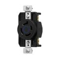 Product Image of Arrow Hart Color Coded Locking Receptacle, #14-8 Awg 20A, 250V, L15-20 3-Pole 4-Wire, AHCL1520R