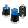 Product Image of Arrow Hart Color Coded Locking Flanged Outlet, #14-8 Awg 30A, Y 120/208 V, L18-30, 4-Pole 4-Wire, AHCL1830FO