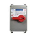 Product Image of Motor Control Disconnect Switch, #14-10 Awg 30A, Mounting Feet/Din Rail, 600V, Gray, 3Ph, Rotary, AHDS30VFD