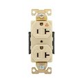 Product Image of Arrow Hart Industrial Duplex Receptacle, #14 To 10 Awg 20A 125V, Ivory, 2-Pole 3-Wire, AHIG5362V