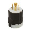 Product Image of Locking Plug, Flat Cable, #16-8 Awg, 30A, 120/208V, UltraGrip, L21-30, 4-Pole, Five-Wire, AHL2130PF