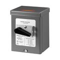 Product Image of Manual Motor Controller, #14-4 Awg 40A, Panel, 600V, Gray, Nema 3R, 2-Pole, Toggle, Single-Throw, AHMC240L-3
