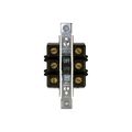 Product Image of Manual Motor Controller, Switch Only, #4 Awg 60A, Panel, 600V, Side Wired Box Lug, Black, AHMC360L