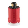 Product Image of Arrow Hart Locking Plug, #12-4 Awg, 30A, 480V, Red, White, UltraGrip, 3-Pole, 4-Wire, AHPL20445N