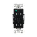 Product Image of Arrow Hart Duplex Receptacle, #14-10 Awg 20A, 125V, Black Face, Pvc Base, 5-20R, Duplex, AHTR8300BK