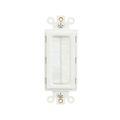 Product Image of Telephone And Coaxial Wallplates, 1 Gang Multimedia Brush Insert, White, BIM1W-F-L