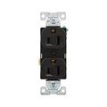Product Image of Commercial Duplex Receptacle, #14-10 Awg 15A, 125V, Back & Side, Black, High-Impact Nylon, Pvc, BR15BK