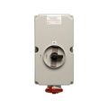 Product Image of Arrow Hart Mechanical Interlock, Non-Fusible, 100A, 480V, Red & Gray, 3-Pole, 4-Wire, Female, CD4100MI7W