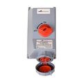 Product Image of Arrow Hart Mechanical Interlock, Non-Fusible, 30A, 125/250V, 3-Pole, 4-Wire, Female, 2, 5 Hp, CD430MI12W