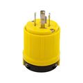 Product Image of Corrosion Resistant Locking Plug, #14-10 Awg 20A, 125/250V, Safety Grip, L14-20 3-Pole 4-Wire, CRL1420P