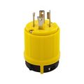 Product Image of Corrosion Resistant Locking Plug, #14-10 Awg 30A, 250V, SafetyGrip, L15-30 3-Pole 4-Wire, CRL1530P
