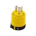 Product Image of Corrosion Resistant Locking Plug, #14-10 Awg 30A, 125V, SafetyGrip, L5-30, 2-Pole 3-Wire, CRL530P