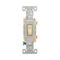 Product Image of Commercial Toggle Switch, #14-10 Awg 15A 120/277V, Ivory, Load Type: Motor Control, Fan, 1-Pole, CS115V
