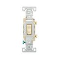 Product Image of Commercial Toggle Switch, #14-10 Awg 20A, 120/277V, Ivory, Load Type: Motor Control, Fan, 1-Pole, CS120V