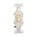 Product Image of Commercial Toggle Switch, #14-10 Awg 15A, 120/277V, Ivory, Load Type: Motor Control, Fan, 2-Pole, CS215V