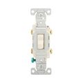 Product Image of Commercial Toggle Switch, #14-10 Awg 20A, 120/277V, Light Almond, Load Type: Motor Control, Fan, CS220LA