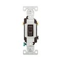 Product Image of Commercial Grade Toggle Switch, #14-10 Awg, 15A, 120/277V, Side Wire, Screw, Brown, 3-Way, CS315B