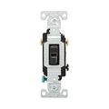 Product Image of Commercial Grade Toggle Switch, #14-10 Awg, 15A, 120/277V, Side Wire, Screw, Black, 3-Way, CS315BK