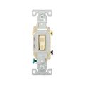 Product Image of Commercial Grade Toggle Switch, #14-10 Awg, 15A, 120/277V, Side Wire, Screw, Ivory, 3-Way, CS315V