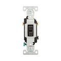 Product Image of Commercial Grade Toggle Switch, #14-10 Awg, 20A, 120/277V, Side Wire, Screw, Black, 3-Way, CS320BK