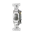 Product Image of Commercial Grade Toggle Switch, #14-10 Awg, 20A, 120/277V, Side Wire, Screw, Gray, 3-Way, CS320GY