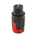 Product Image of Locking Connector, #10-6Awg, 50A, 125V, Black, Red, 2-Pole, 3-Wire, 0.44 To 1.06 In, CS6360EX