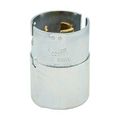 Product Image of Locking Plug, #10-6Awg, 50A, 125V, Back Wiring,Armored, 2-Pole, 3-Wire, Steel, 0.68 To 1.13", CS6361