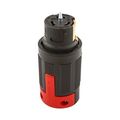 Product Image of Locking Connector, #10-6Awg, 50A, 480V, Black, Red, 3-Pole, 4-Wire, 0.44 To 1.06 In, CS8164EX