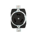 Product Image of Locking Receptacle, #10-6Awg, 50A, 480V, Back Wiring, Black, Single, 3-Pole, 4-Wire, CS8169