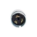 Product Image of Locking Plug, #10-6Awg, 50A, 250V, Steel,Armored, 2-Pole, 3-Wire, Steel, 0.68 To 1.13", CS8265