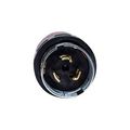 Product Image of Locking Plug, #10-6Awg, 50A, 250V, Back Wiring, Black, Red, 3-Pole, 4-Wire, 0.44 To 1.06 In, CS8365EX