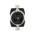 Product Image of Locking Receptacle, #10-6Awg, 50A, 480V, Back Wiring, Black, Single, 2-Pole, 3-Wire, Steel, CS8469