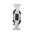Product Image of Commercial Toggle Switch, #14-10 Awg 15A, 120/277V, Brown, Load Type: Motor Control, Fan, 2-Pole, CSB215B