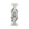 Product Image of Commercial Toggle Switch, #14-10 Awg 20A, 120/277V, Gray, Load Type: Motor Control, Fan, 2-Pole, CSB220GY