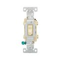 Product Image of Commercial Toggle Switch, #14-10 Awg 20A, 120/277V, Ivory, Load Type: Motor Control, Fan, 2-Pole, CSB220V