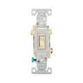 Product Image of Toggle Switch, #14-10 Awg, 15A, Commercial, 120/277V, Back/Side Wiring, Screw, Brown, 3-Way, CSB315STV-SP
