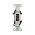 Product Image of Commercial Grade Toggle Switch, #14-10 Awg, 20A, 120/277V, Back & Side, Screw, Brown, 3-Way, CSB320B